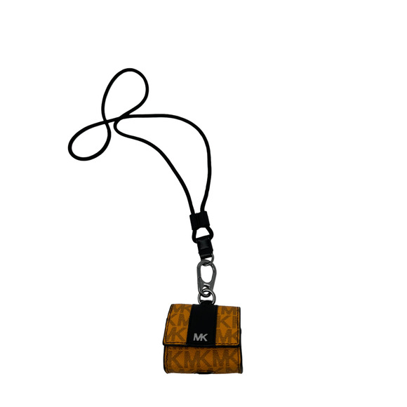 Michael Kors Unisex Expandable AirPod Earbud Case Signature MK with Gift Box - Picture 2 of 5